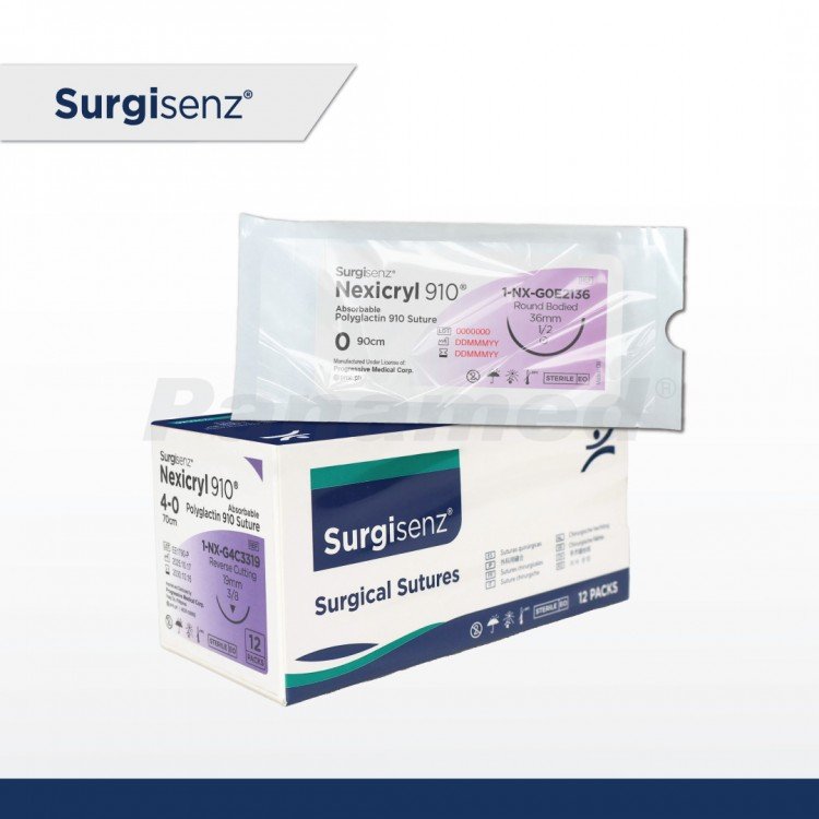 Surgisenz Nexicryl Polyglactin - Absorbable (sold by box of 12s)